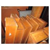 Oak Foot Rests for a Bar