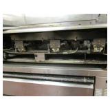 Gas Griddle w/Silver King Refrigerated Base 31"X50"X44"