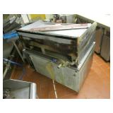 Gas Griddle w/Silver King Refrigerated Base 31"X50"X44"