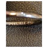 Sterling Silver Rings - White Pearl and Black Pearl