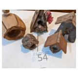 Bird Houses made of Natural Materials