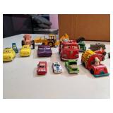 Variety of Vintage Toy Cars