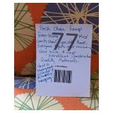 Swinging Macrame Porch Swing with Cushions