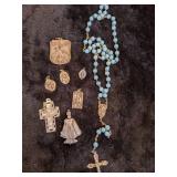 Rosary and Religious Charms