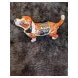 Jewel Encrusted Beagle Trinket Box