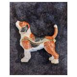 Jewel Encrusted Beagle Trinket Box