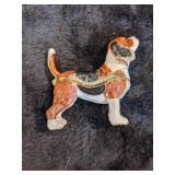 Jewel Encrusted Beagle Trinket Box