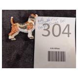 Jewel Encrusted Beagle Trinket Box