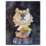 Porcelain Wolf Head