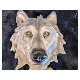 Porcelain Wolf Head