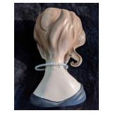 Vintage INARCO Lady Head Vase 1963