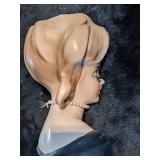 Vintage INARCO Lady Head Vase 1963