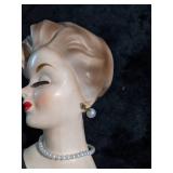 Vintage INARCO Lady Head Vase 1963