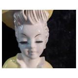 Vintage Artmark Lady Head Vase