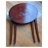 Antique Vintage Castlewood fold-up Wood Table