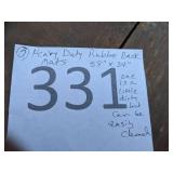 Two Heavy Duty Rubber Backed Mats in Great Condition