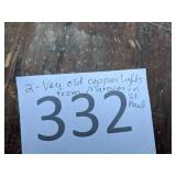 Vintage Antique Copper Chandeliers/Lights