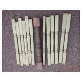 Lot of Wood Spindles