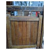 Two Vintage/Antique Flip and Fold Wood Chairs