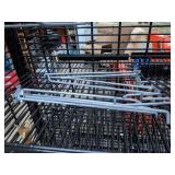 Heavy Duty Black Storage Rack/Fixture on wheels