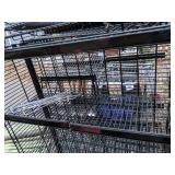 Heavy Duty Black Storage Rack/Fixture on wheels