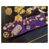 Large Lot of American and Russian Military Memorabilia Including Medals, Hats, Pins and more