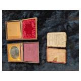 Very Old Washington Book and Frames - Rare and Unique