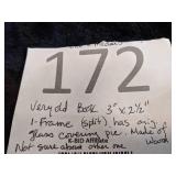 Very Old Washington Book and Frames - Rare and Unique