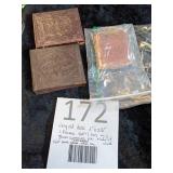 Very Old Washington Book and Frames - Rare and Unique