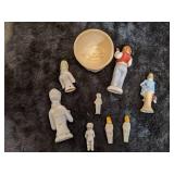 Vintage Glass and or Porcelain Figures