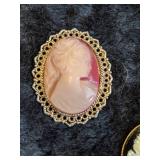 Cameo Brooches - Lot of 4
