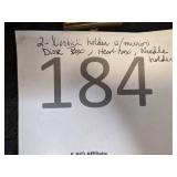 Vintage Vanity Items Including Lipstick Holder/Mirror, Dior Compact, Needle Holder and More