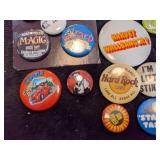 Lot of Vintage and Newer Buttons/Pins