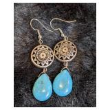 3 Pair Stone Earrings