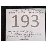 Bone and Stone Necklaces