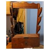 Vintage Gun Shelf with Drawer