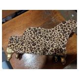 Vintage Leopard Jewelry Box Chaise Lounge