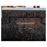 Vintage Antique Cast Iron Freestanding Electric Fireplace Rare Heavy