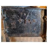 Vintage Antique Cast Iron Freestanding Electric Fireplace Rare Heavy