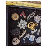 Lot of Brooches some Signed