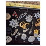 Lot of Brooches some Signed