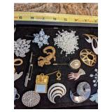 Lot of Brooches some Signed