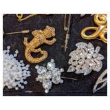 Lot of Brooches some Signed