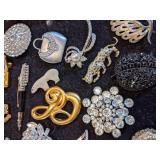 Lot of Brooches some Signed