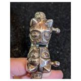 Vintage Silver Plated Belt Buckle made in Italy