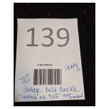 Vintage Silver Plated Belt Buckle made in Italy