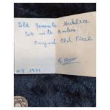 Gorgeous Old Yeminite Necklace Vintage 1971