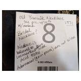 Gorgeous Old Yeminite Necklace Vintage 1971