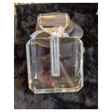 Very Large Heavy Cut Glass/Crystal Perfume Decanter