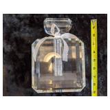 Very Large Heavy Cut Glass/Crystal Perfume Decanter
